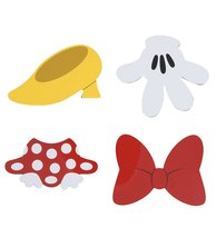 Disney Parks Minnie Mouse Body Parts Vinyl Refrigerator Magnet Set of 4 ... - £12.65 GBP