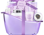 Mothers Day Gift for Mom Wife, Spa Gift Basket for Women - Lavender Bath... - $43.37