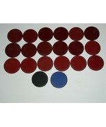 Vintage Poker Chip Lot Of 20 Early 1900&#39;s Clay or Clay Composite Bakelite? - $280.38 MXN