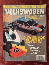 Rare Volkswagen VW Greats Magazine November December 1978 Scirocco GTi Porsches - £11.29 GBP