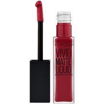 Maybelline Color Sensational Vivid Matte Liquid Lipstick, 36 Red Punch - £10.97 GBP
