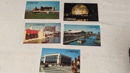 5 Cartes Postales D&#39;expo 67 Lot Of 5 Expo 1967 Post Cards - £24.78 GBP