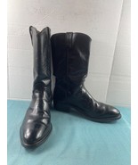 Double H HH Western Boots Men 10EE 2E Roper Shoes Black Leather Pull On ... - $203.49 CAD