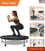 Compact Fitness Trampoline with High-Strength Springs - Fun Indoor Exercise - $83.99