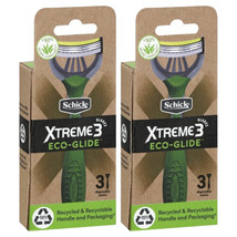Pack of (2) New Schick Xtreme3 Xtreme 3 Glide 3ct - £16.17 GBP