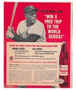 Vintage 1968 SAN FRANCISCO GIANTS WILLIE MAYS Frank&#39;s RedHot! Sauce Maga... - $8.99