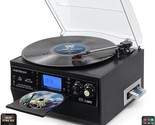 Bluetooth Record Player, Multimedia Center Player With Stereo Built-In S... - £145.26 GBP