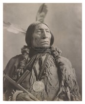 Chief Wolf Robe Cheyenne Native American Leader Holding Pipe 8X10 Photo - £6.72 GBP