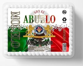 Abuelo Mexican Grandpa Edible Image Edible Birthday Cake Topper Frosting... - £12.95 GBP