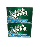 Irish Spring Bar Soap Moisture Blast Deodorant 3.7oz ea. Lot of 2 New - £7.43 GBP