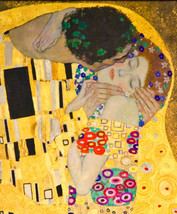 4&quot; the kiss by gustav klimt fine art painting car sticker decal usa made - £13.58 GBP