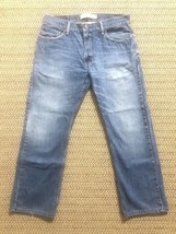 Mens Levi’s 505 Regular Fit Classic Medium Wash Blue Jeans Denim 34 x 30 (34x27) - $13.50