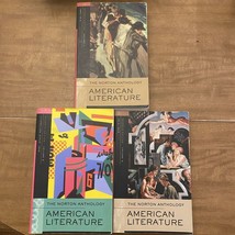 lot of 3 Norton Anthology of American Literature C D E - £7.07 GBP