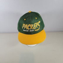 Green Bay Packers Hat Snapback Green Yellow Cap NFL Team Apparel - £11.18 GBP