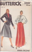 Butterick Pattern 3327 Size 16 Misses' Jacket Blouse Skirt Evan Picone Uncut - $3.00