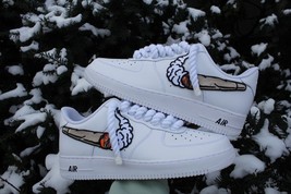 Custom White Rope Laces Air Force 1 Smoker Edition - Mens Womens Air For... - $224.99