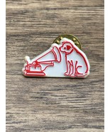 RCA VICTOR HMV NIPPER DOG PLASTIC LAPEL HAT PIN MUSIC COLLECTOR RETRO KG JD - $12.86