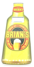 Brian Brian&#39;s Personalised Gift Fathers Day Magnetic Bottle Opener Birth... - £4.92 GBP
