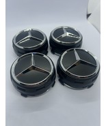 4PC 75mm Black Wheel Rim Cover Hub Caps Emblem Badge For Mercede s AMG - $435.79 MXN