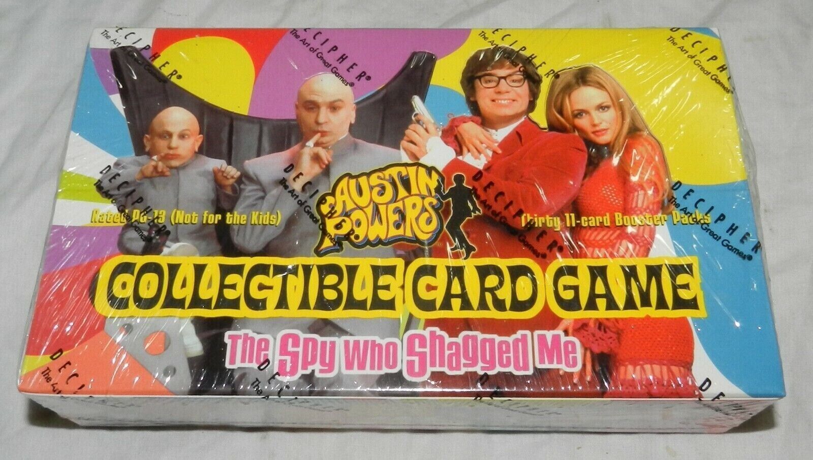 Decipher Austin Powers The Spy Who Shagged Me Card Game 30 Booster Packs Sealed - $18.80