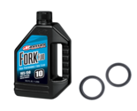 Maxima Fork Oil Fluid 10W &amp; K&amp;S Fork Seals Kit For 78-80 Honda CX 500D D... - £24.72 GBP