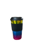 Mainstays 18 Oz. Multicolor Travel Tumbler W/Protective Sleeve &amp; Lid ~ B... - €6,02 EUR