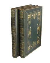 The Sculpture Gallery Books S.C. Hall Virtue Fine Bindings 2 Volume Set Rare Art - £588.39 GBP