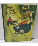 The Swiss Family Robinson Vintage 1968 HC Book Illustrated Johann Wyss USA  - £18.39 GBP