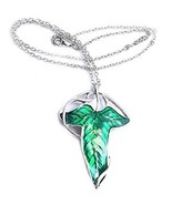 Arwen Green Leaf Leaves of Lorien Brooch Necklace Pin Elven For Men Wome... - $18.76 CAD
