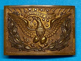 INDIAN WARS, WAIST BELT PLATE, REGULATION 1874 PATTERN, ENLISTED, ORIGINAL - $2,185.78 MXN