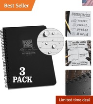 Durable Weatherproof Spiral Notebooks 4.625&quot; x 7&quot; - 3 Pack for Any Envir... - $39.50