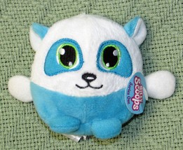 Silly Scoops Lychee Panda Plush With Hang Tag 3.5&quot; Blue White Series 1 Ganz Toy - £4.92 GBP