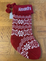 Alexandra Things Remembered Large Christmas stocking-Brand New-SHIP N 24... - £26.74 GBP