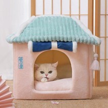 Cozy Retreat Cat House - The Ultimate Enclosed Cat Villa - £39.70 GBP