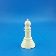 Chess For Juniors Pawn Ivory Hollow Plastic Replacement Game Piece Selright - $2.10