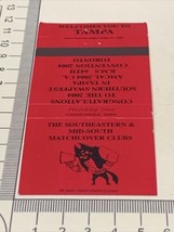 Vintage Matchbook Covers Southeastern &amp; Mid-South Matchcover Clubs Tampa Fl gmg - £9.34 GBP