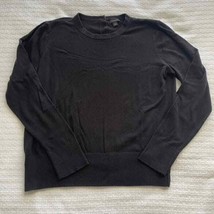 XL Ann Taylor Factory Black Crewneck Sweater - £22.49 GBP