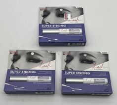 3 pack Kiss Lash Couture Super Strong Strip Lash  67778 Clear - $18.71