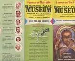 Niagara Falls Museum Brochure Oldest in North America Canada - £17.46 GBP