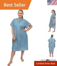 Pack of 3 Calming Blue Hospital Gowns - Lightweight, Unisex, Tied for Co... - $28.49