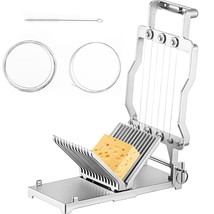 VEVOR Cheese Cutter With Wire 1 cm &amp; 2 cm Cheeser Butter Cutting Blade R... - £101.63 GBP