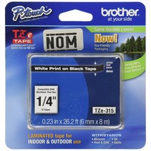 Brother 0.23&quot;x 26.2&#39; Continuous Form Label (TZe315) - $23.74