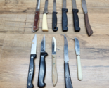Mixed Lot Of 11 Kitchen Knives Sheffield England, Japan, China - FREE SH... - $18.78