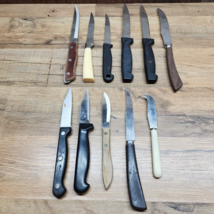 Mixed Lot Of 11 Kitchen Knives Sheffield England, Japan, China - FREE SH... - $18.78