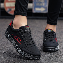 Sneakers Women Fashion Vulcanized Shoes Ladies Lace-up Casual Shoes Breathable C - £37.49 GBP