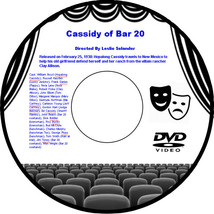 Cassidy of Bar 20 1938 DVD Film Western William Boyd Russell Hayden Frank Darien - £3.93 GBP