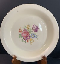 Crooksville Pantry bak-in ware floral pie plate 10 inches 1138 - £12.34 GBP