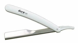 Diane  #D209 WHITE SHAVING RAZOR Straight razor Plastic handle - $6.92