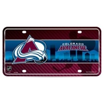 colorado avalanche nhl ice hockey team logo license plate made in usa - £22.41 GBP