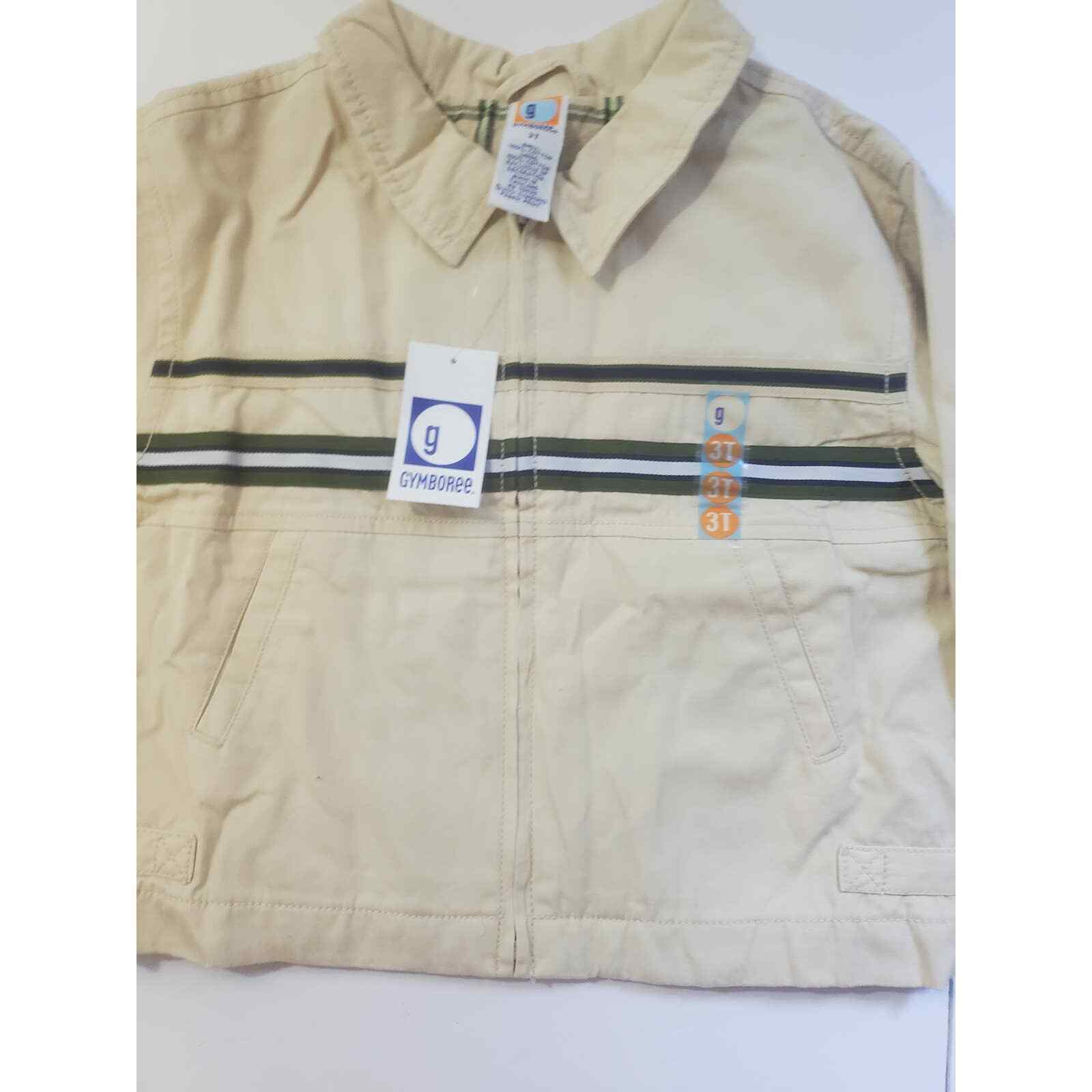 New nwt vtg Vintage Stock gymboree boys spring plaid lined jacket 3t  - £30.60 GBP